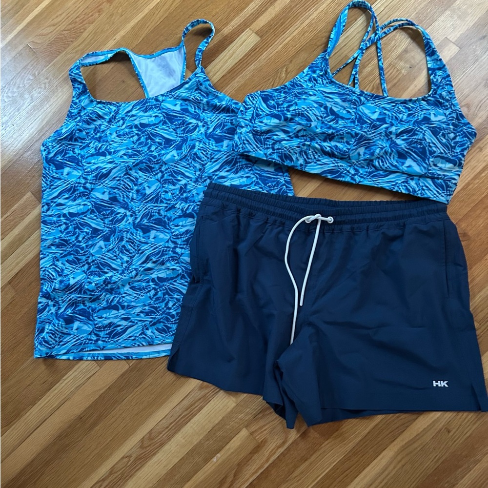 Humankind Swim Tank, Top, and Shirt